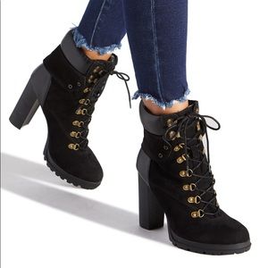 SARIYAH PLATFORM HIKER BOOTIE (BLACK)